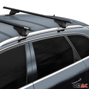 Volkswagen Tiguan Allspace Roof Rack Cross Bars - Omac - Tiger - Black - 2016